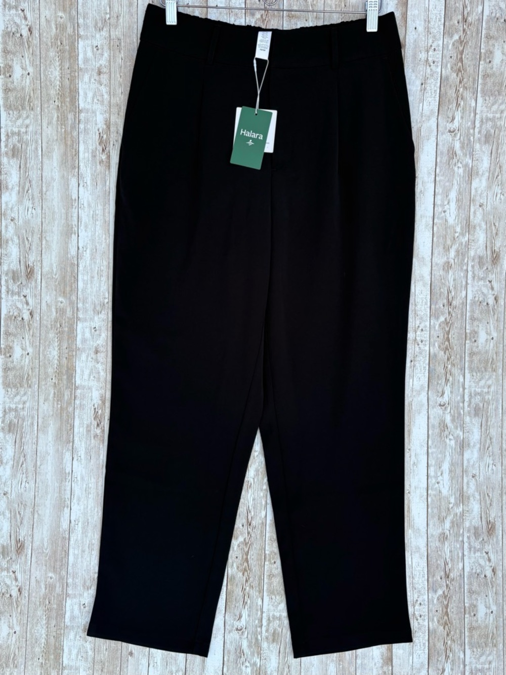 HALARA Black Straight-Leg Women's Pants — Classic Work-to-Weekend